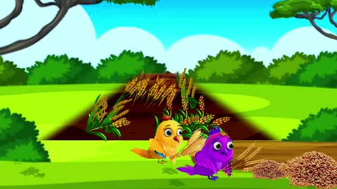 Tuni Chidiya का गेहूँ की फ़सल Moral stories #bedtimestories #bedtimestory #kahani