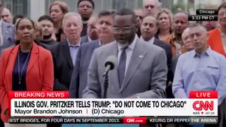 Chicago Mayor Johnson says throwing violent criminals in jail is "racist." "It is racist!"