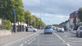 Every pole with a Tri color flying on it. Ireland as it should be. Fly Our Flag