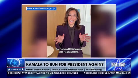 KAMALA HARRIS TO RUN FOR PRESIDENT AGAIN?