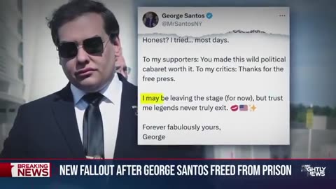 New fallout after George Santos freed from prison