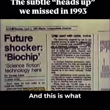 They tried to warn us in 1993