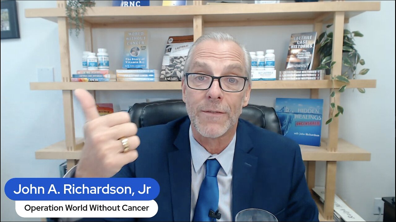 🟢 John Richardson -- Has The Cure for Cancer Already Been FOUND? [video fixed]