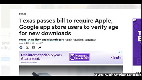 Texans Will Soon Be Forced to Verify Their Age to Download Apps