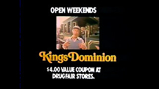April 6, 1978 - Dick Van Dyke for Kings Dominion Amusement Park & WRC Station Bumper