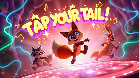 Tap Your Tail! 🦊🎵 | Animal Dance Beat for Kids
