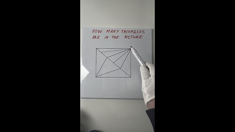 How Many Triangles Are in the Picture? 🤯 | Can You Solve It?