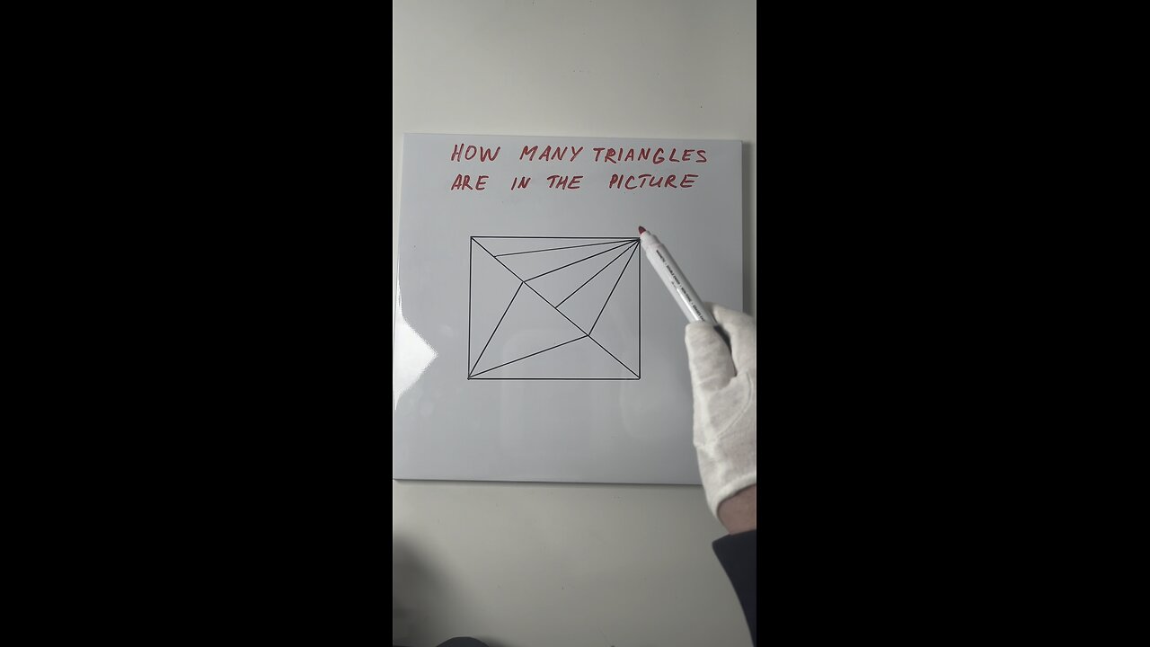How Many Triangles Are in the Picture? 🤯 | Can You Solve It?