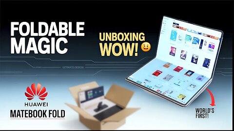 Foldable MateBook Fold REVIEW: Unboxing The WOW!