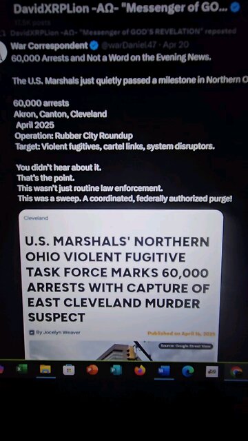 60,000 Arrest in Northern Ohio