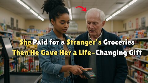 She Paid for a Stranger’s Groceries — Then He Gave Her a Life-Changing Gift.
