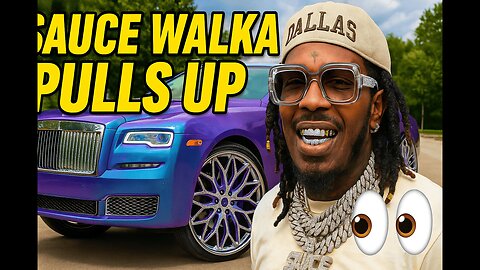 Sauce Walka’s Car Is PURE DRIP! 😱🔥 Pull Up Game Too Crazy!