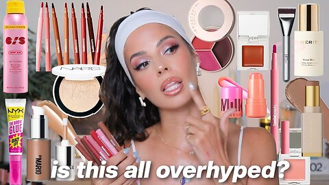 testing Tiktok's MOST VIRAL MAKEUP.... but was it worth it?!