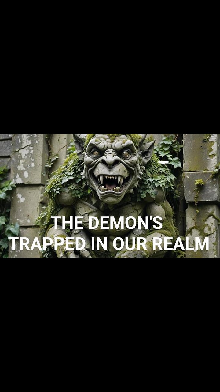 THE DEMONS (GARGOYLES) TRAPPED IN OUR REALM