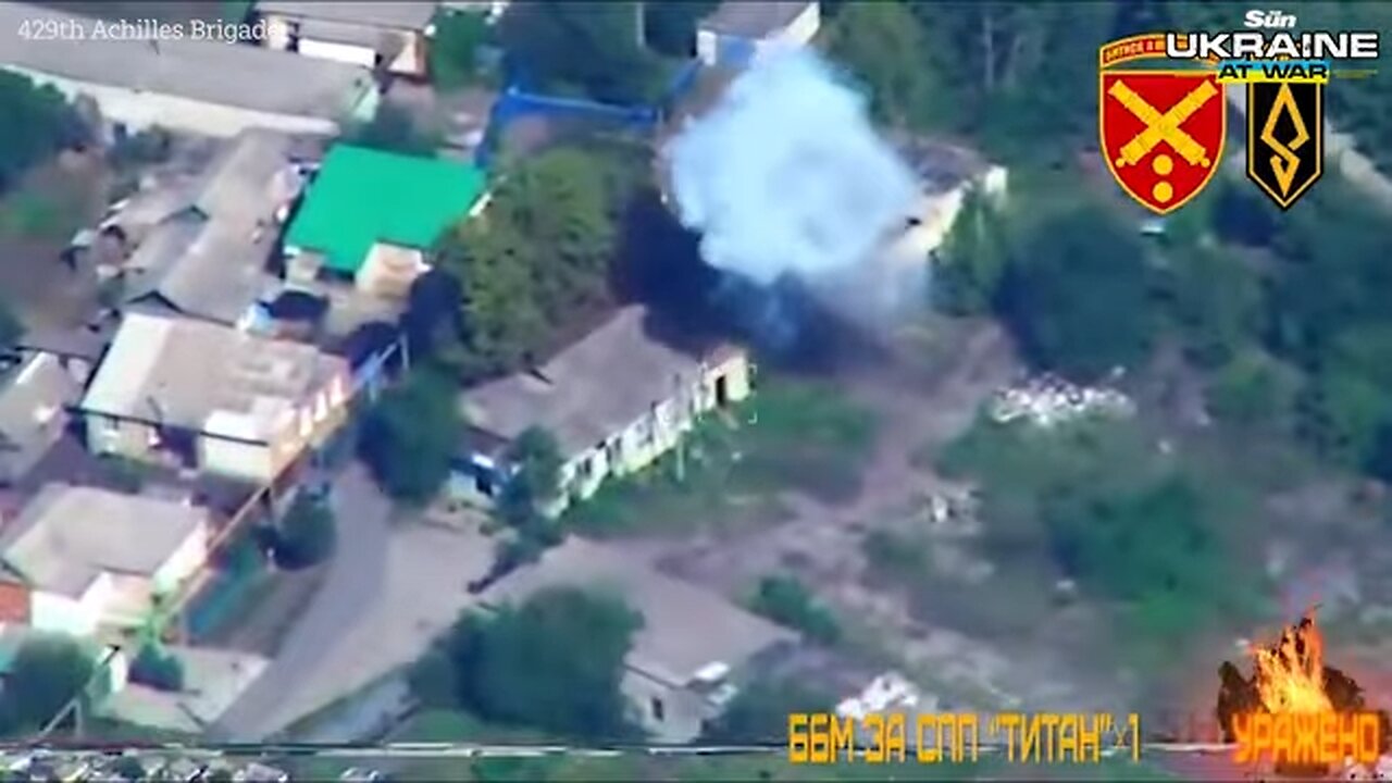 Russian armoured vehicles BLOW UP in massive explosion as Ukraine strikes Putins Belgorod