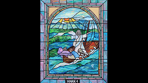 Jesus Calms The Storm LIve Paint