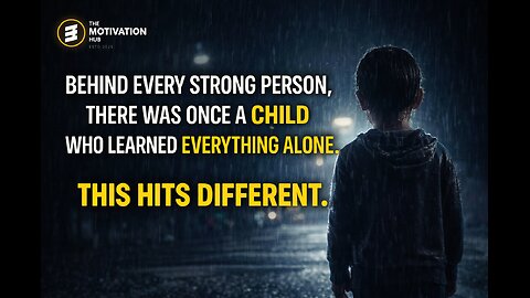 Behind every strong person, there was once a child who learned everything alone.”