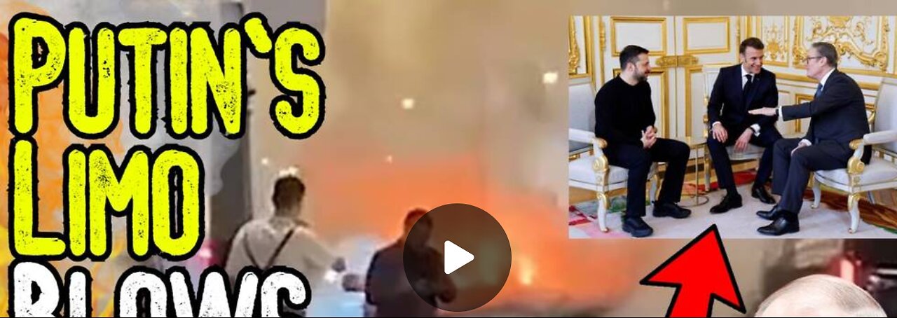 PUTIN'S LIMO BLOWN UP! - Days After Zelenskyy Predicted His Death