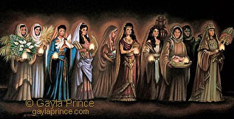 The Amazing Symbolism Within the Painting of the Ten Virgins: Artist Gayla Prince 1984
