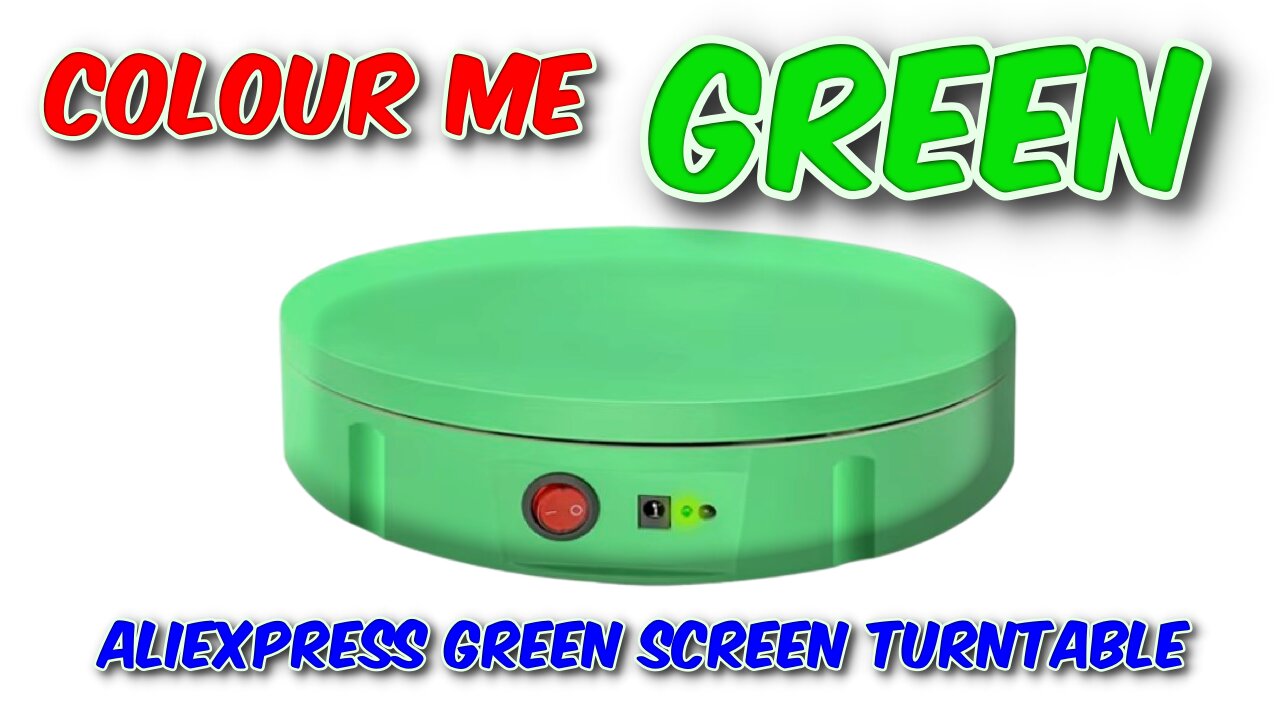 AliExpress Green Screen Turntable Review