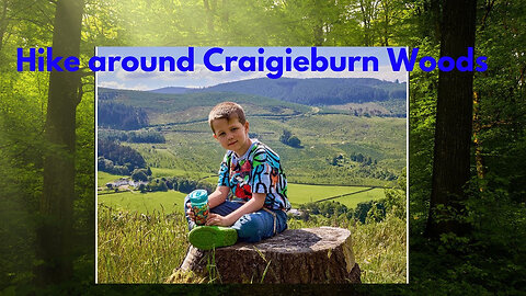 Hiking around Craigieburn Woods in Scotland