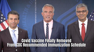 Covid Vaccine Finally Removed From CDC Recommended Immunization Schedule