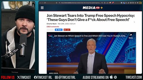 Jon Stewart ROASTED For LIES About Free Speech, Says Trump Is HYPOCRIT While PROVING HIM RIGHT