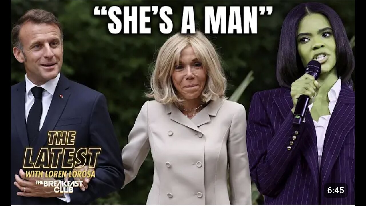 Candace Owens Responds To Lawsuit: ‘Brigitte Macron Is Definitely a Man’