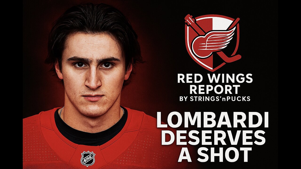 Red Wings can’t score - Amadeus Lombardi deserves a shot - 7 minute Wings