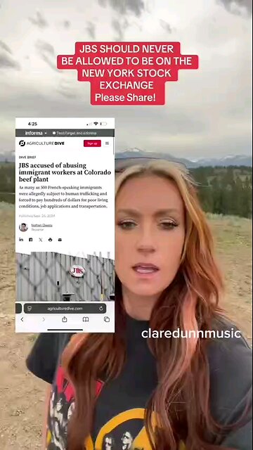 JBS-Worlds Largest Meat Packing Company-Has Links To Human Trafficking-To Be Traded On NYSE