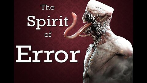 20230606 THE SPIRIT OF ERROR - MINISTER DEREK HALLETT - SOUND THE TRUMPET MINISTRIES