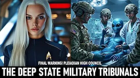 The Pleiadian Urgent Warning: The Deep State Military Tribunals. "The End Of The Dark Elite..." (15)