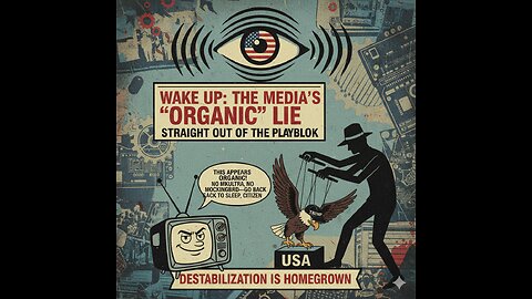 Wake Up: The Media's "Organic" Lie is Straight Out of the Playbook