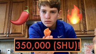 Trying The Spicy Habanero Pepper!