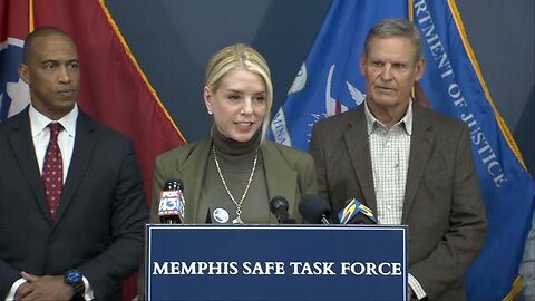 Pam Bondi Provides Update on Memphis Safe Task Force - November 24, 2025