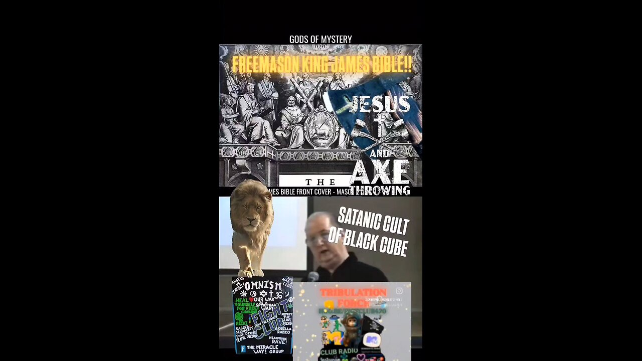 KING JAMES BIBLE SATANIC FREEMASONS BOOK
