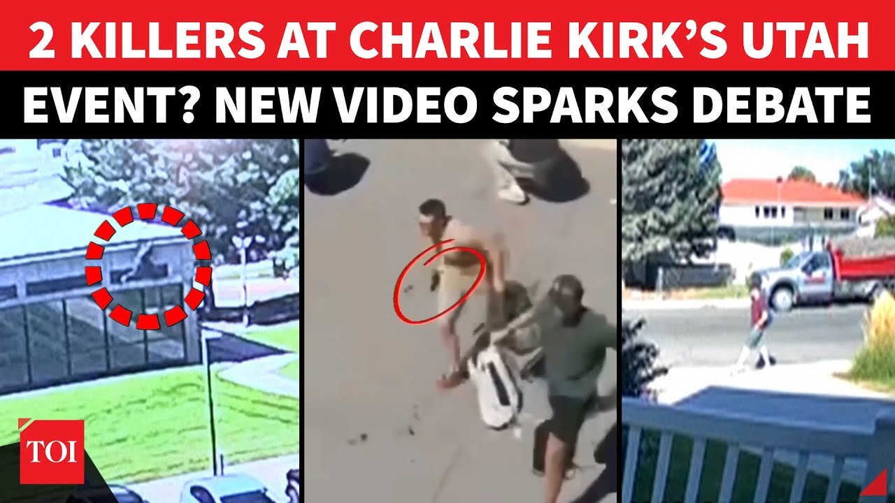 Charlie Kirk: Chilling New Video Shows Armed Man Running During Panic After Assassination | Watch