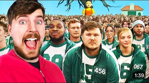 $456,000 Squid Game In Real Life! Mr Beast Video | Mr Beast | Mr Beast Life | Mr Beast Game |