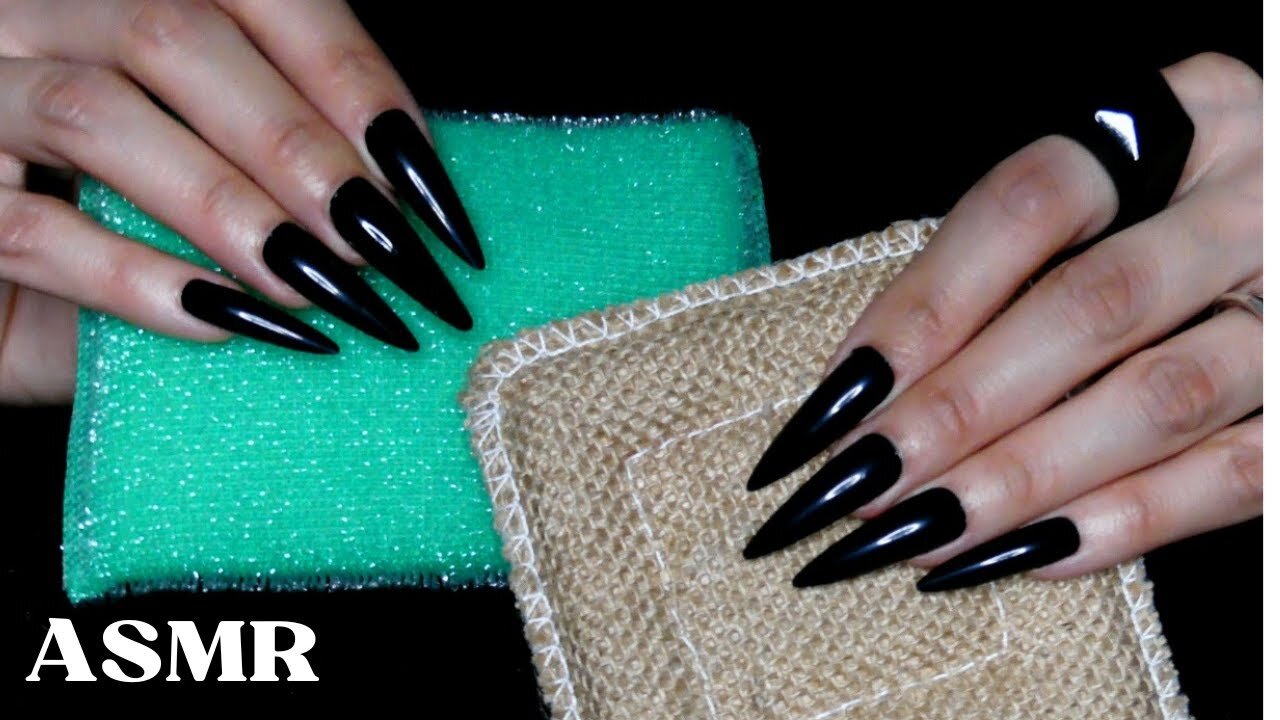 ASMR Scratching Sponges (no talking)