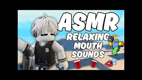 Roblox ASMR to make you SLEEPY! mouth sounds with red cups 👄💦