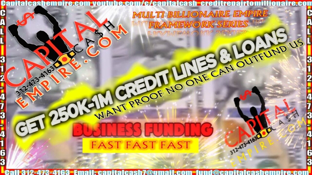 PROOF NO 1 OUTFUNDs US! 250,000-1M CREDIT LINES & LOANS NOT BS CC's DECLINING LIMITS RUINING FICO