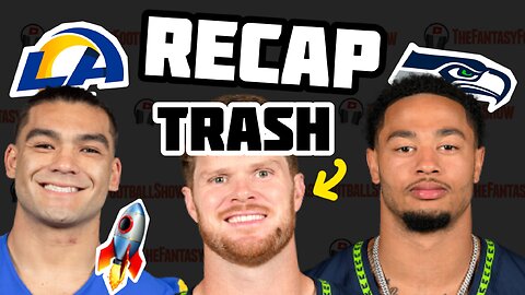 🏈 TNF Reactions: Seahawks Rams.. Puka, JSN.. 🗑️Darnold