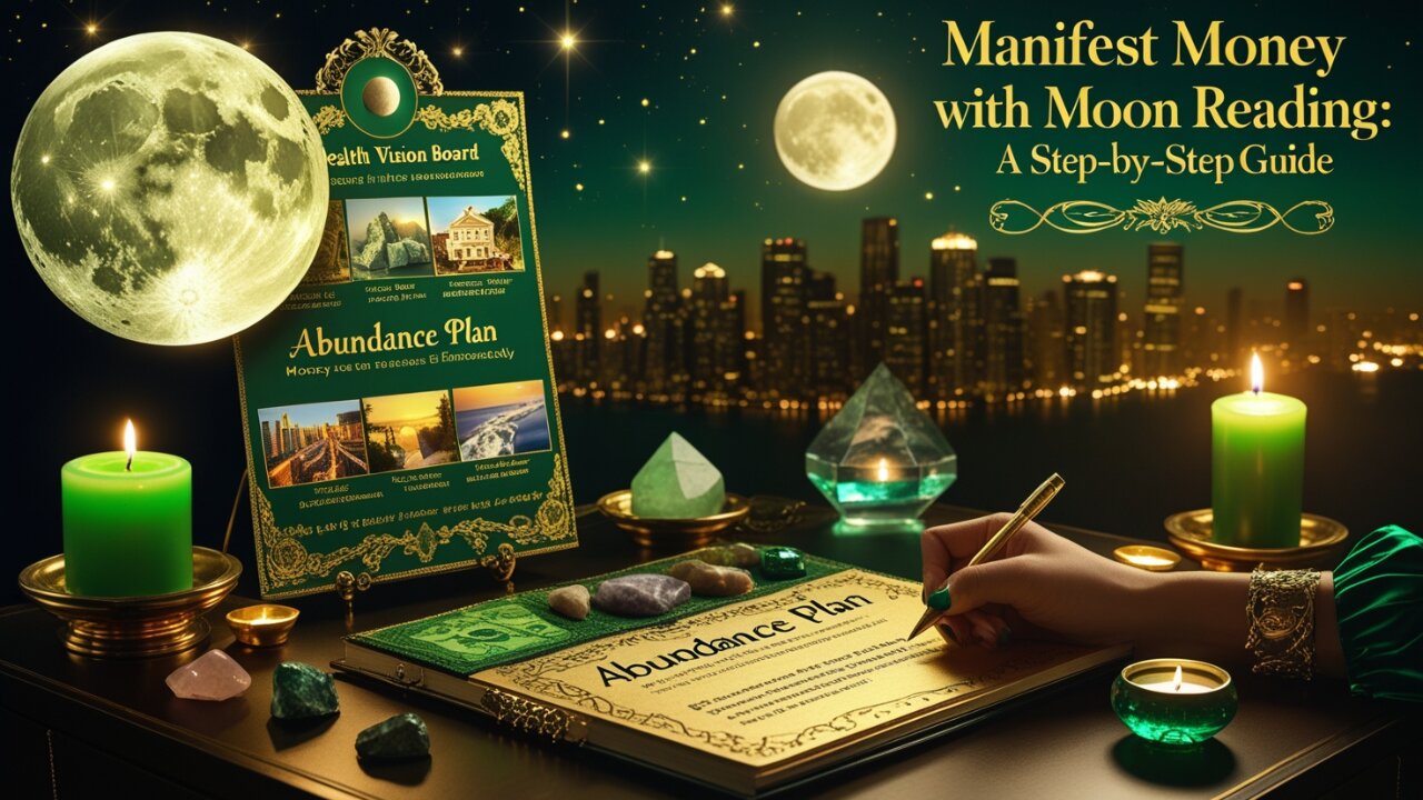 Manifest Money with Moon Reading: A Step-by-Step Guide.