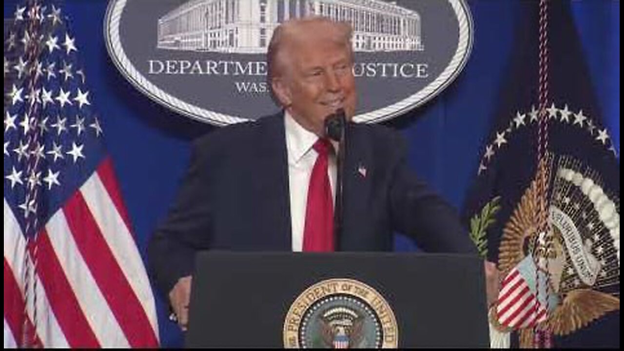 President Trump Delivers Remarks at the Department of Justice