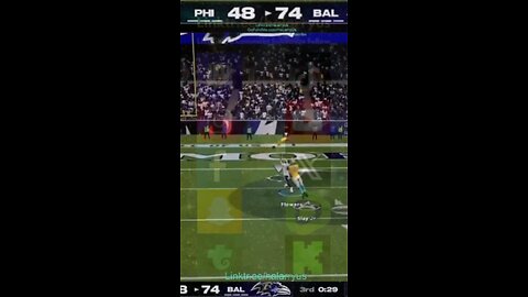 Score, 2 Point BAL 82 vs PHI 48 #AllMadden #Madden25 #NFLmadden #madden
