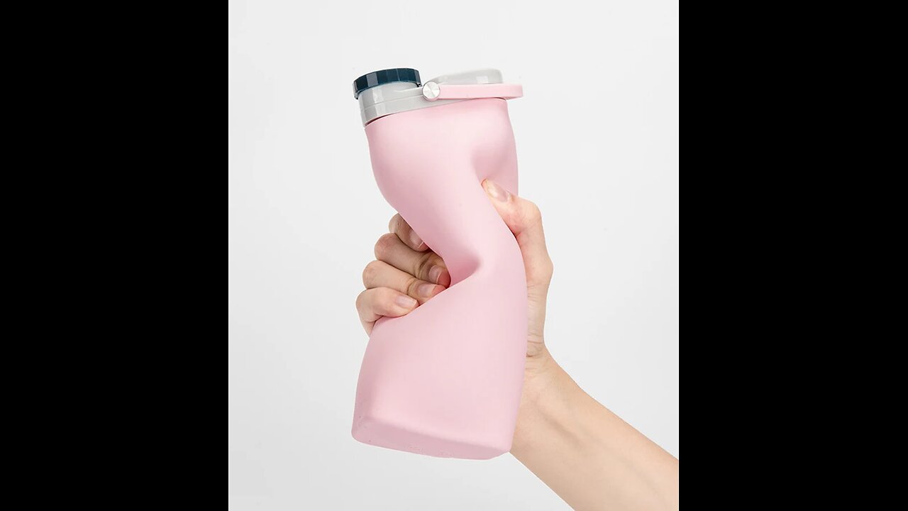 Portable Silicone Water Cup, with High-Temperature Resistant Design, Easy to Clean, Foldable