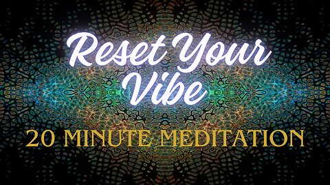 ✨ 20-Minute Energy Reset Meditation | Ambient Sounds & Mandala for Deep Relaxation ✨
