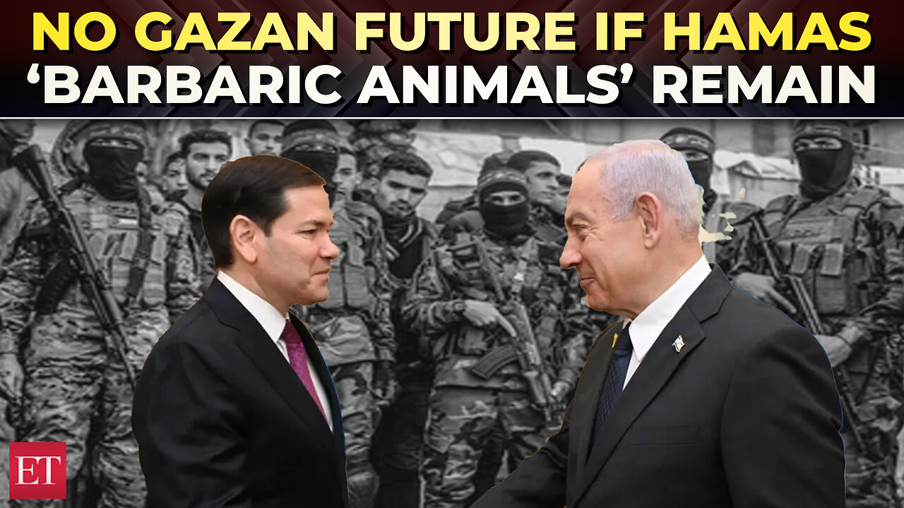 ‘They are barbaric animals’ | Netanyahu has full support of US over plans to destroy Hamas: Rubio