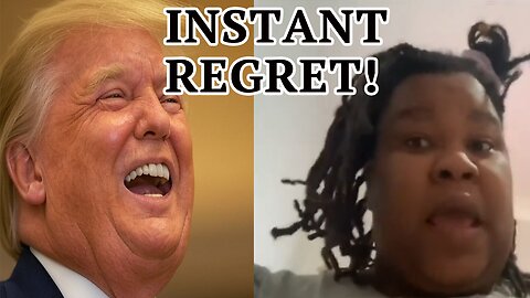 INSTANT REGRET! OBESE Black Woman BEGS to return to Trump's "RACIST" America!
