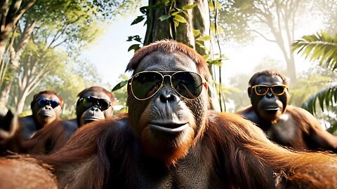 Utan & Friends: Single Orangutans Say Hi! 🐵🕶️